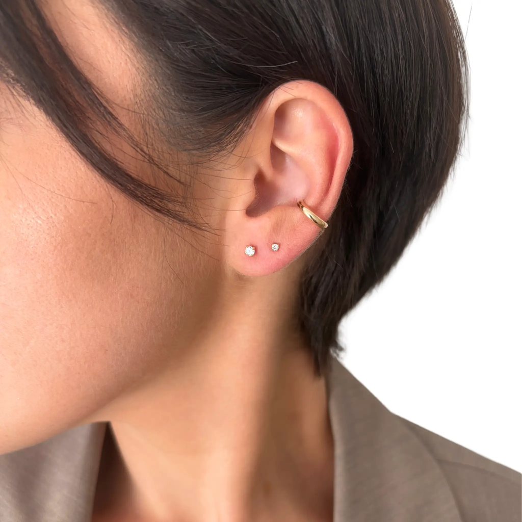 Boucles d'oreille Lina (2mm) PEARLY JEWELRY